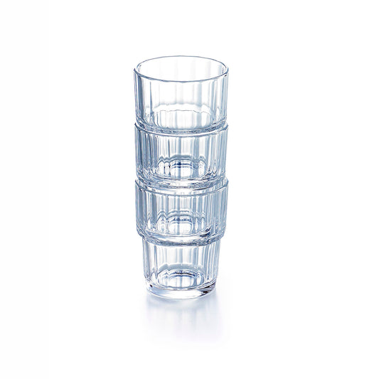 Thermal Cup with Lid Noruega Transparent Glass