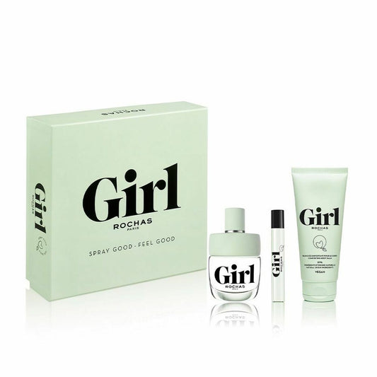 Women's Perfume Set Rochas Girl EDT 3 Pieces - Cosmetic and Perfume Sets - Rochas - Default Title