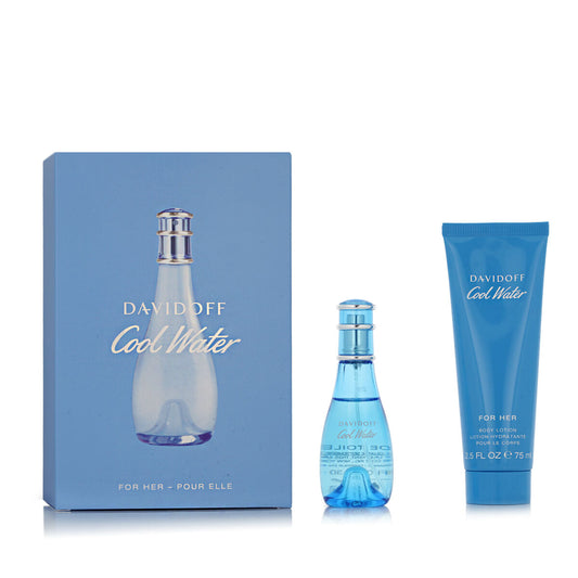 Women's Perfume Set Davidoff Cool Water 2 Pieces - Cosmetic and Perfume Sets - Davidoff - Default Title