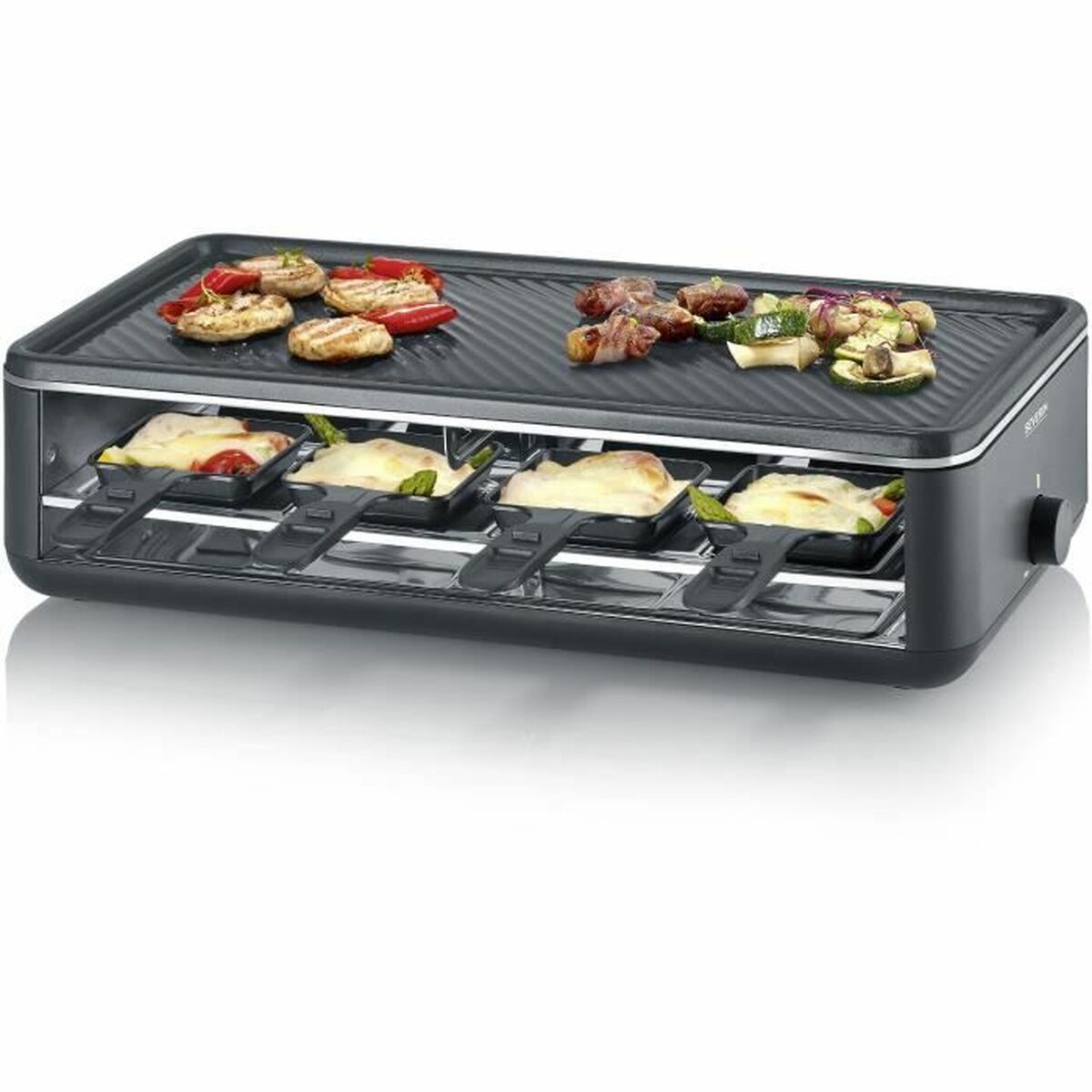 Grill hotplate Severin RG2365 Black 48 x 24 cm