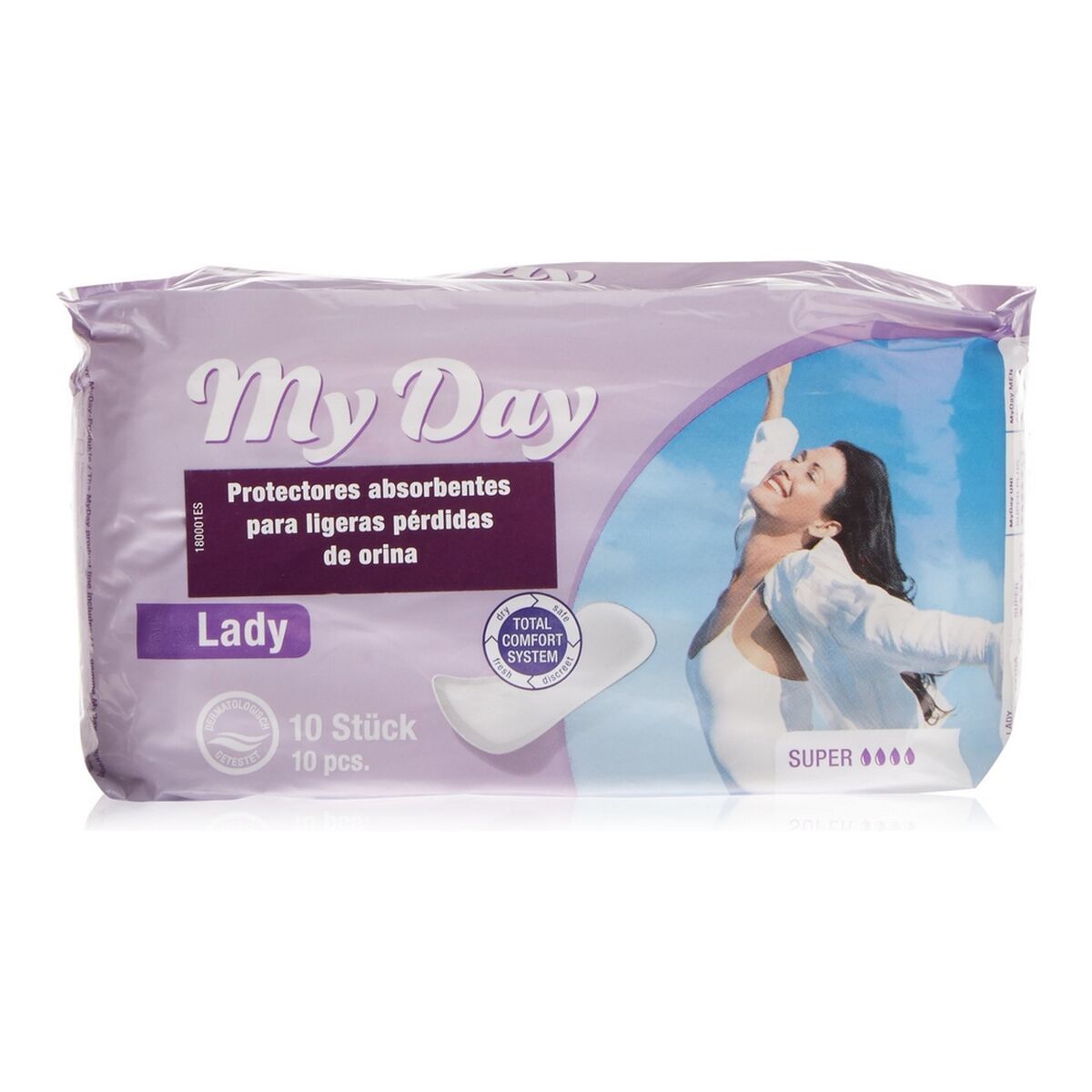 Incontinence Sanitary Pad Midi My Day 180002 (10 uds) - Intimate hygiene - My Day - Default Title