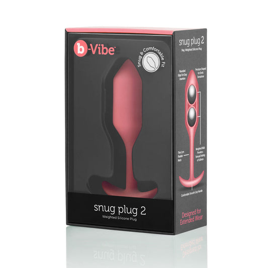 Anal plug B-Vibe 2 Orange Coral