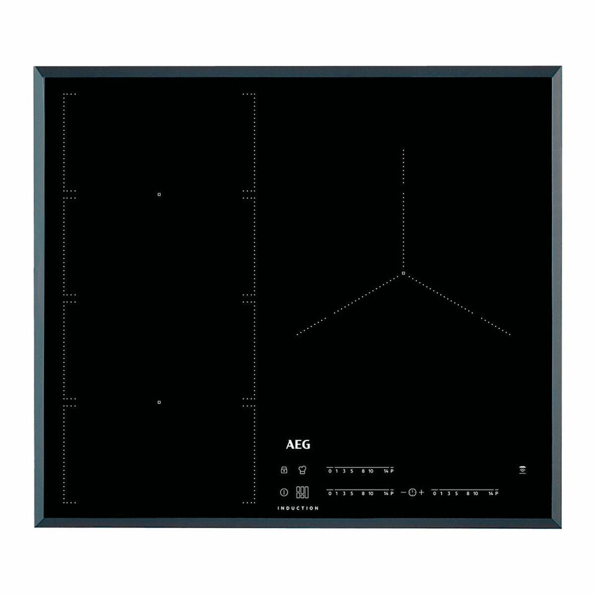 Induction Hot Plate Aeg IKE63471FB 60 cm (3 Cooking areas)