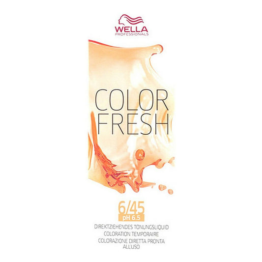 Semi-Permanent Tint Color Fresh Wella 456645 6/45 (75 ml) - byKim