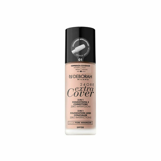 Crème Make-up Base 24 Ore Extra Cover Deborah 8009518333923 byKim Deborah