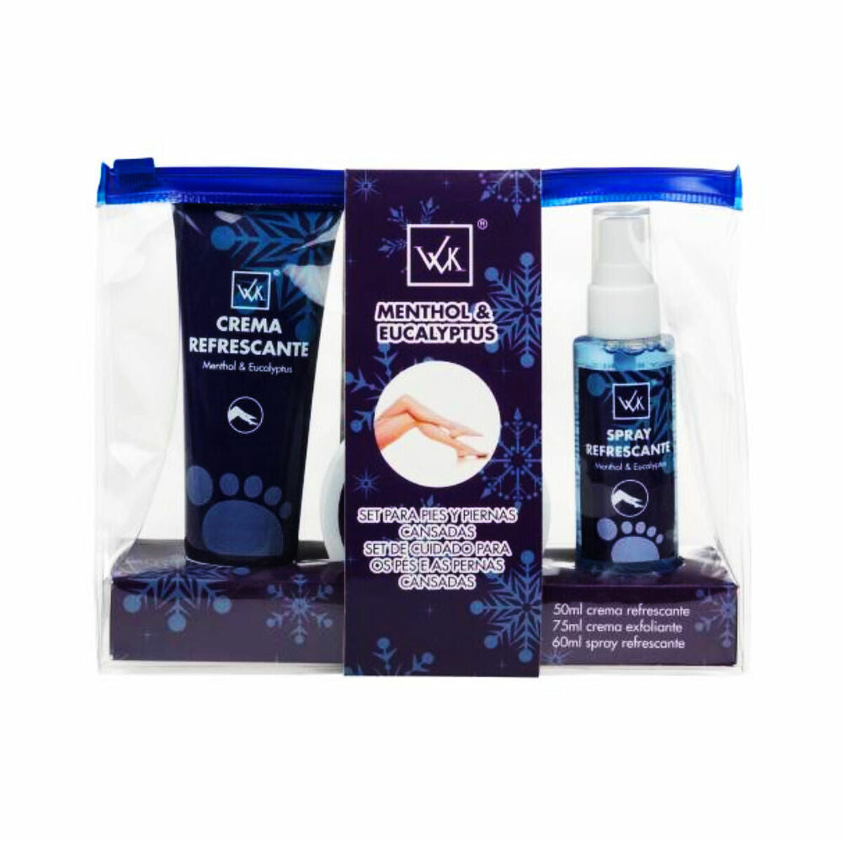 Lotion for Tired Legs Walkiria Menthol Eucalyptus (3 pcs) - Cosmetic and Perfume Sets - Walkiria - Default Title