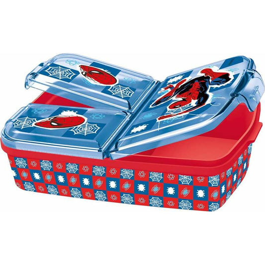 Compartment Lunchbox Spider-Man Midnight Flyer polypropylene 19 x 15 x 7 cm 19,5 x 16,5 x 6,7 cm