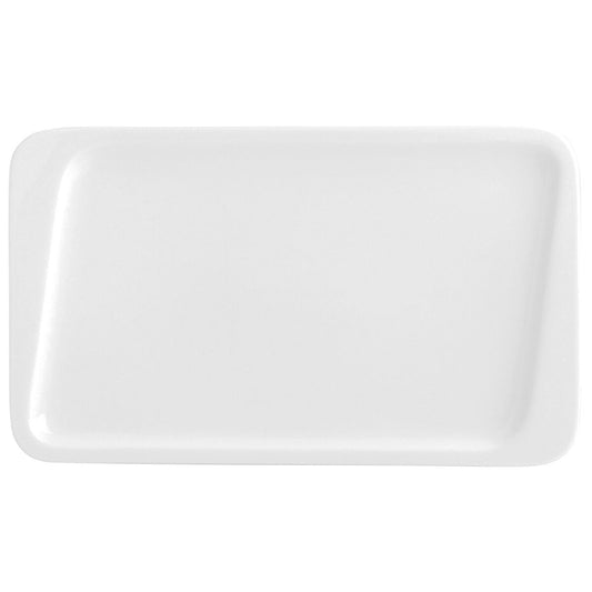 Dessert dish Quid Chef Ceramic White 25 x 15 cm (6 Units) (Pack 6x)