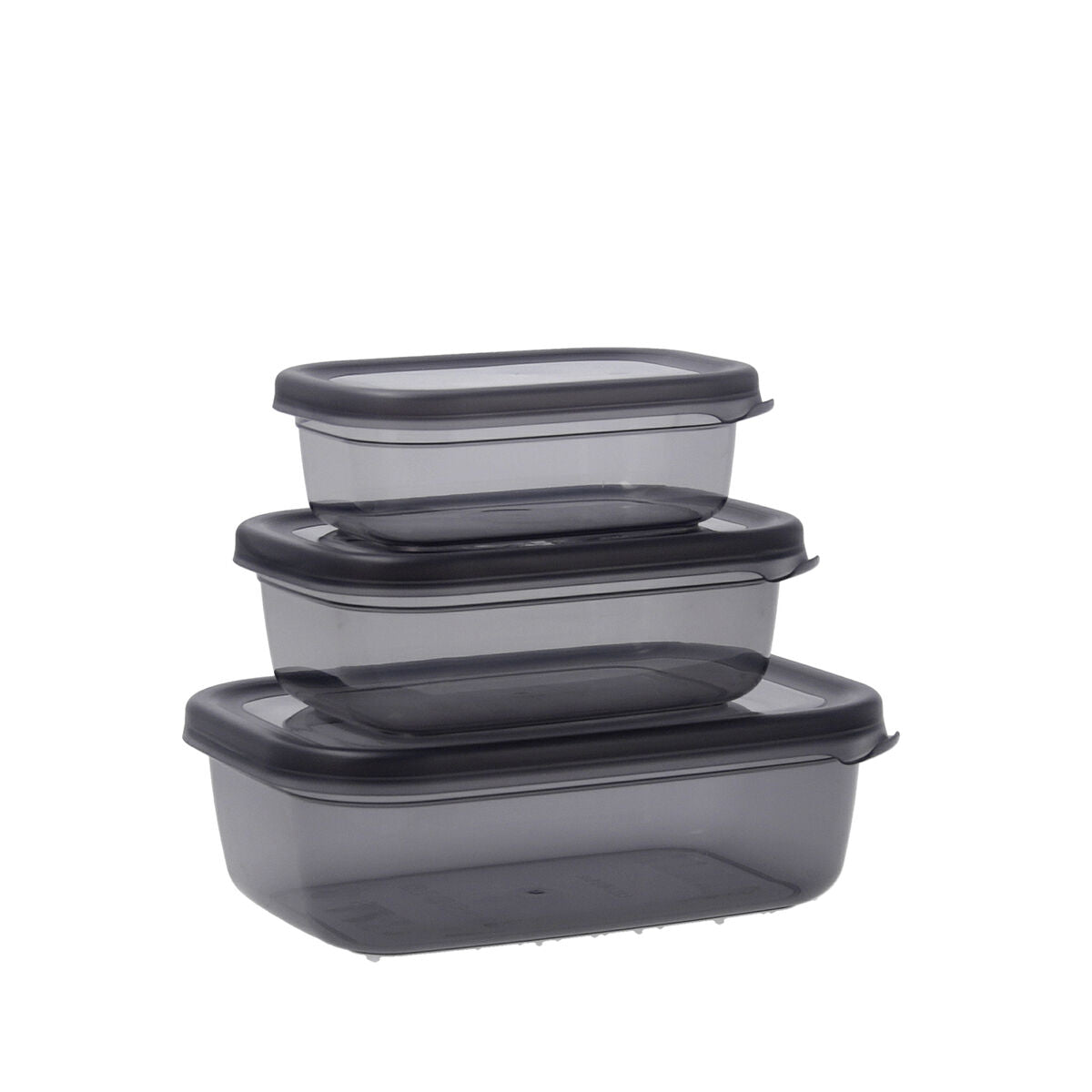 Set of lunch boxes Quid City Rectangular 3 Pieces