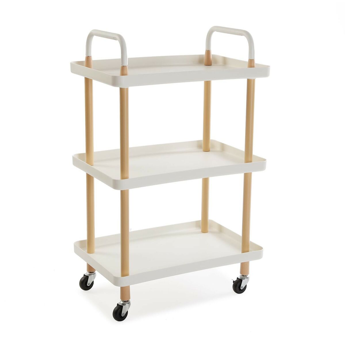 Vegetable trolley Versa White Metal polypropylene (36 x 85 x 53,5 cm)