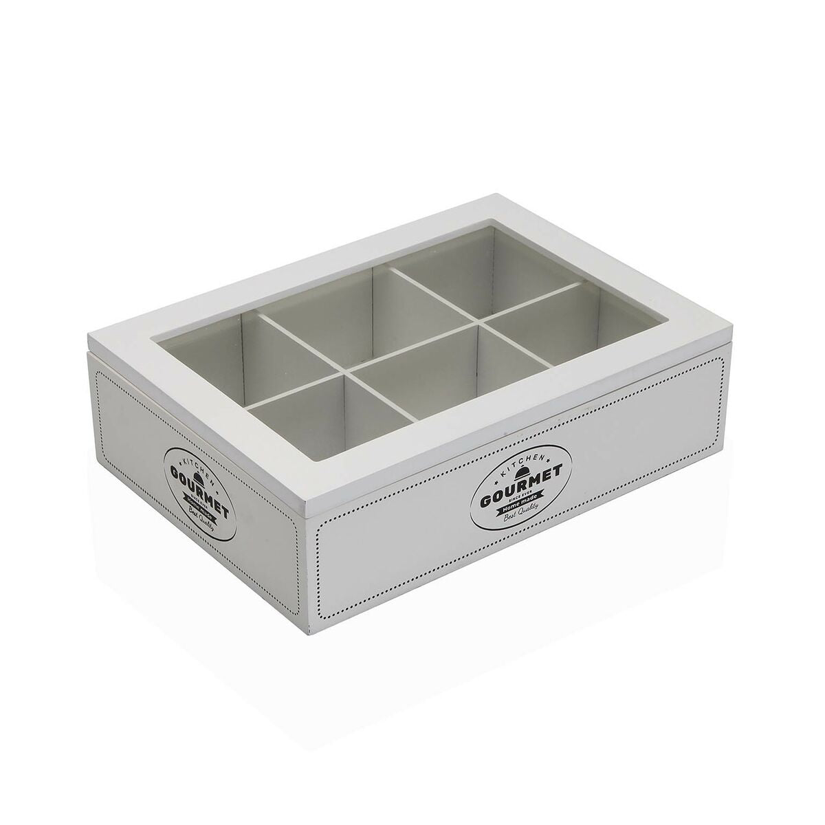 Box for Infusions Versa Gourmet Wood 17 x 7 x 24 cm