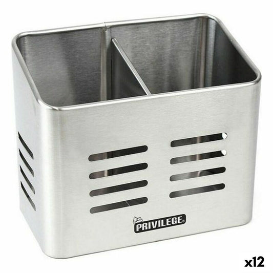 Pot for Kitchen Utensils Privilege 40599 Stainless steel (12 Units)