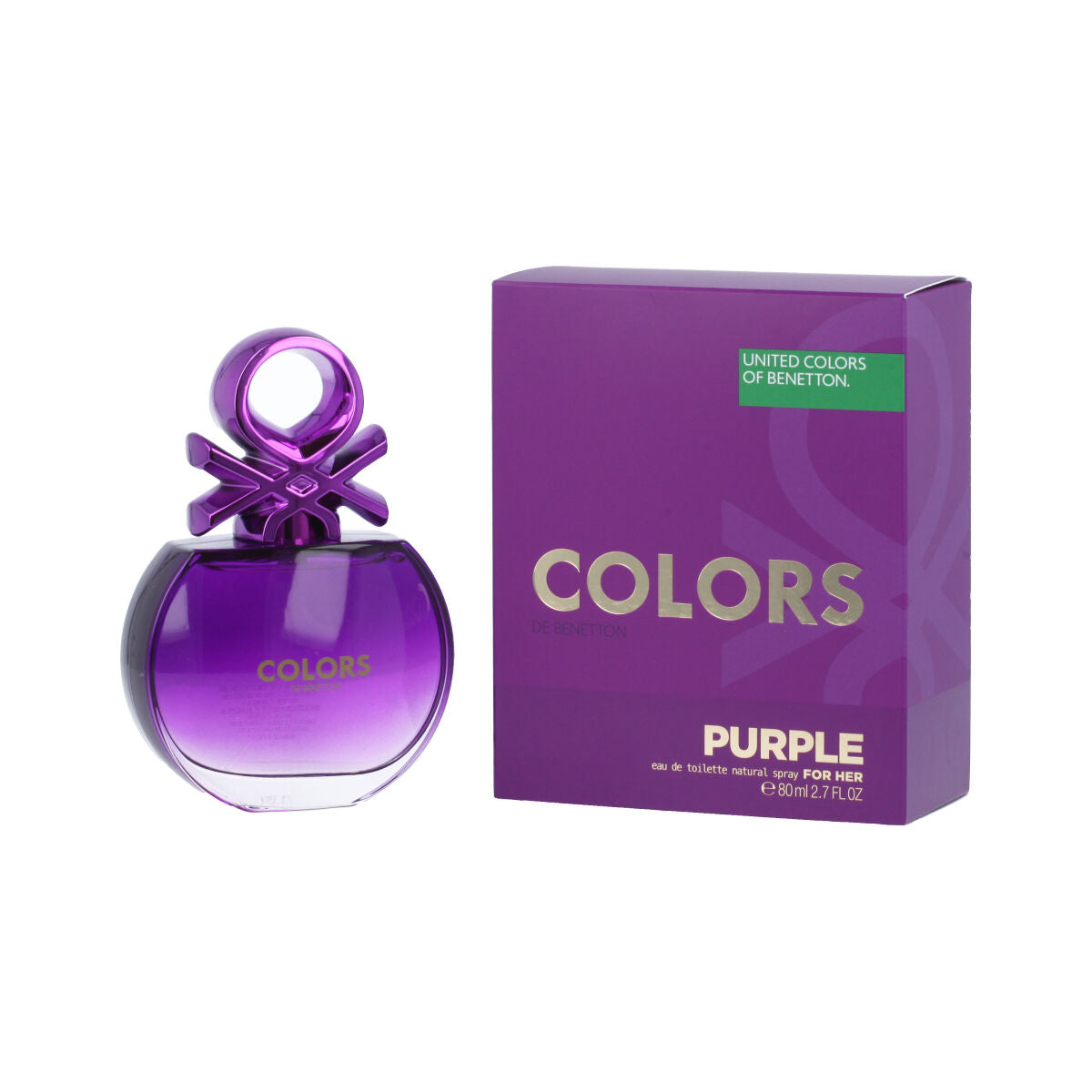 Women's Perfume Benetton EDT Colors De Benetton Purple (80 ml) - Perfumes for women - Benetton - Default Title