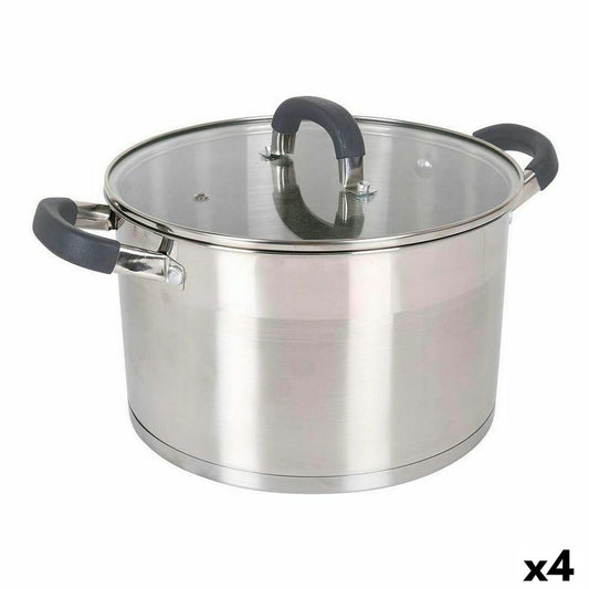 Casserole Quttin 4,7 L Steel (4 Units)