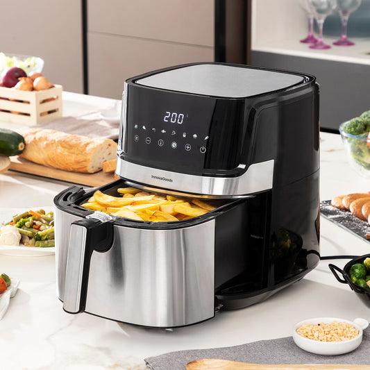 Air Fryer InnovaGoods Fryinn Pro 5500 Black 1700 W 5,5 L Stainless steel