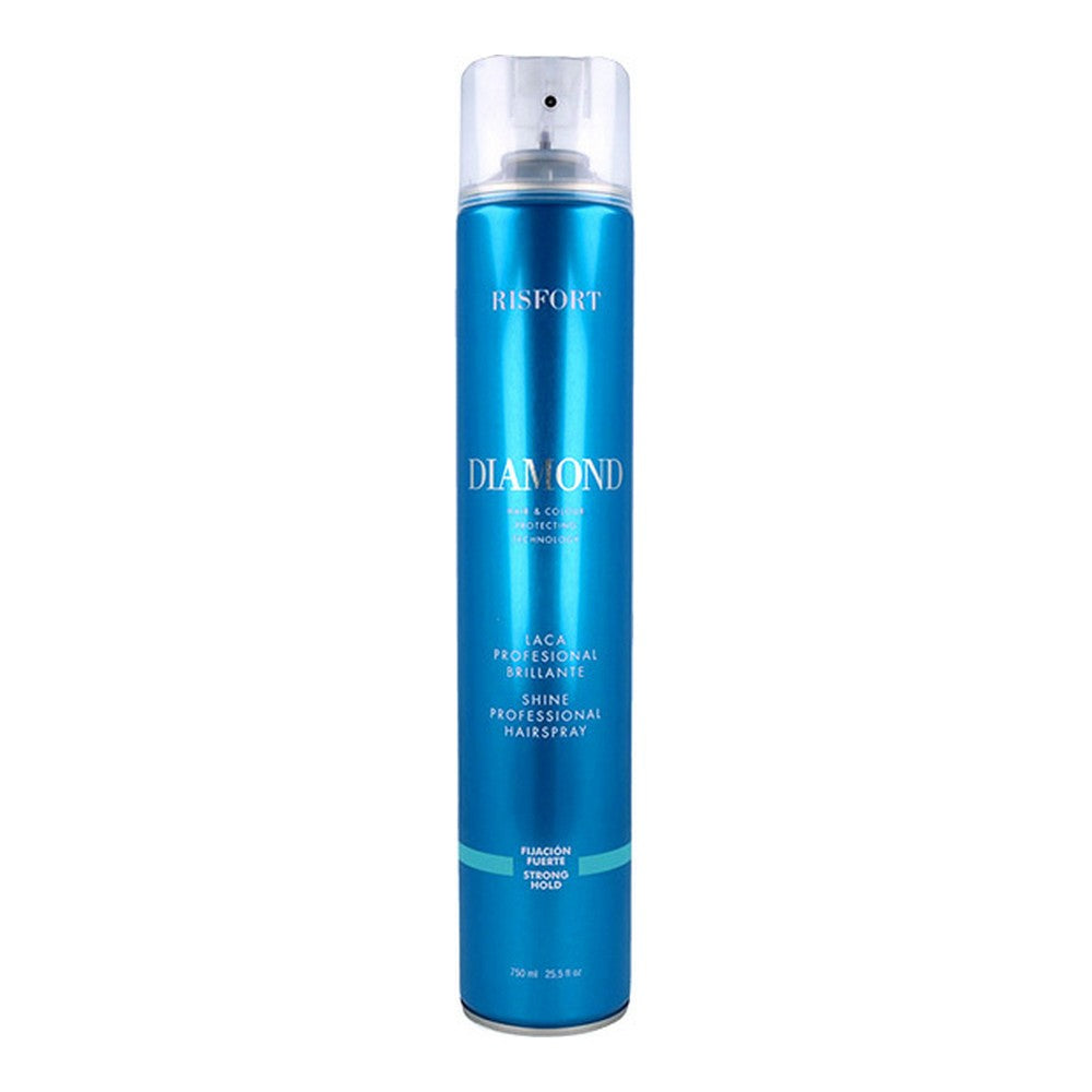 Strong Hold Hair Spray Diamond Risfort (750 ml) - byKim