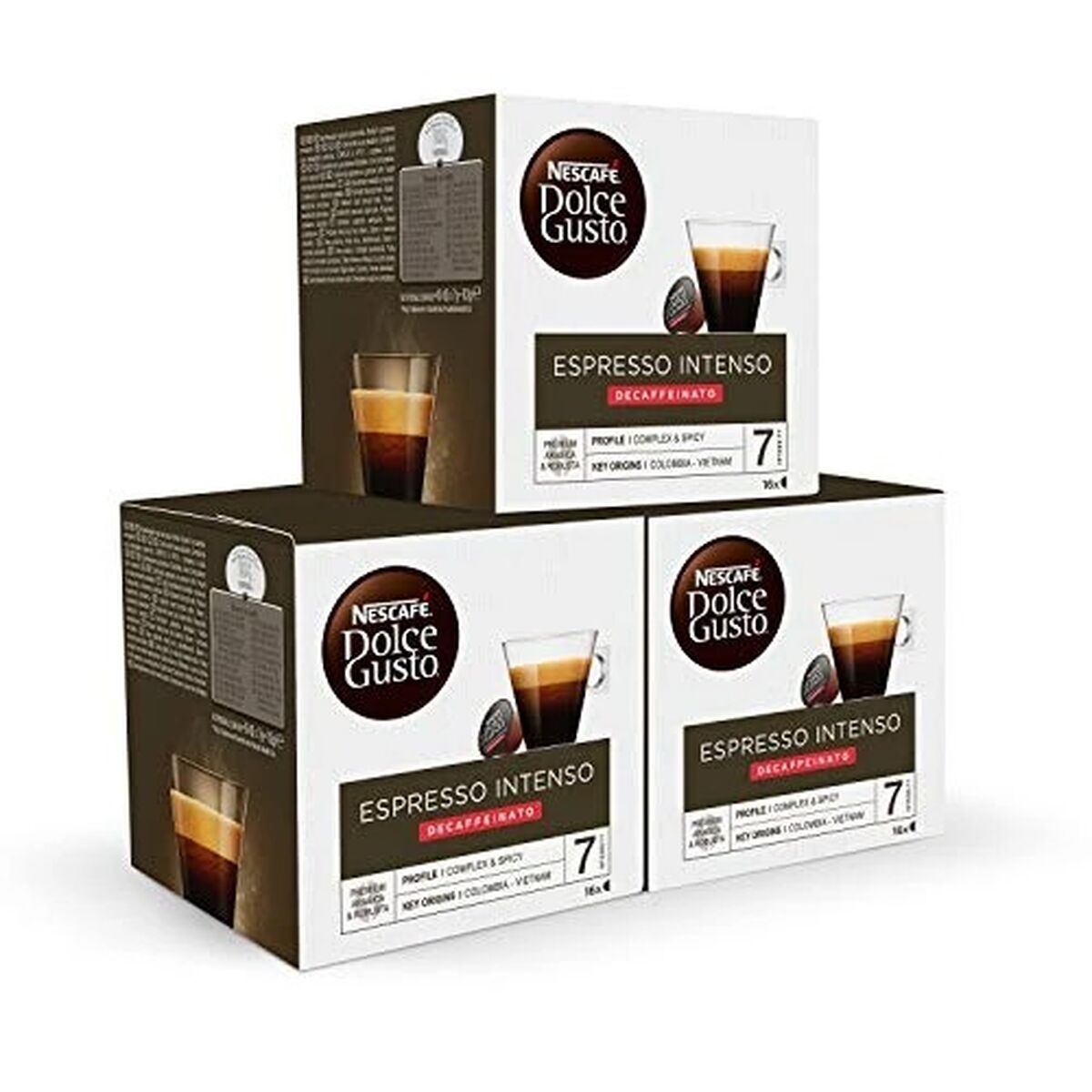 Coffee Capsules Nestlé INTENSO DESCAF