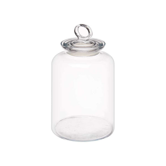 Jar Kitchen Transparent Glass Silicone 2,6 L