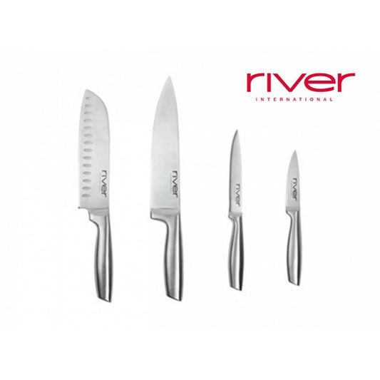 Knife Set River Stainless steel 4 pcs