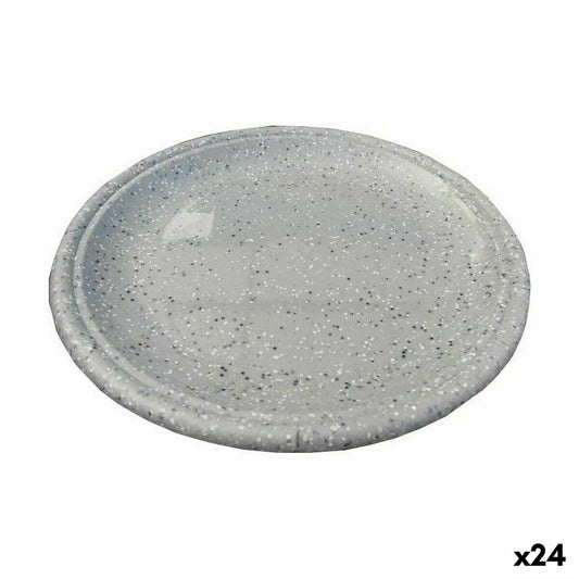 Serving Platter Dem Inside Plastic Circular Ø 33 x 1,5 cm (24 Units)