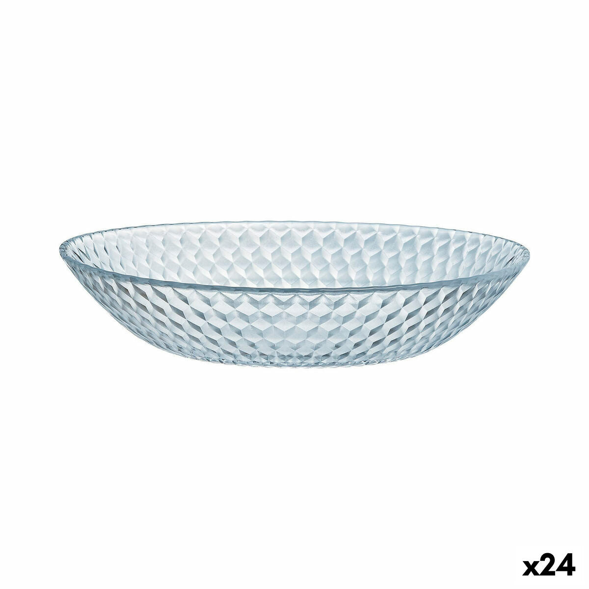 Deep Plate Luminarc Pampille Clear Transparent Glass (20 cm) (24 Units)