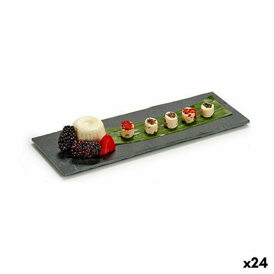 Snack tray Black Board 30,3 x 0,5 x 10 cm (24 Units)